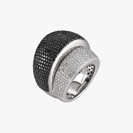 Mahva Fractal Diamond Ring